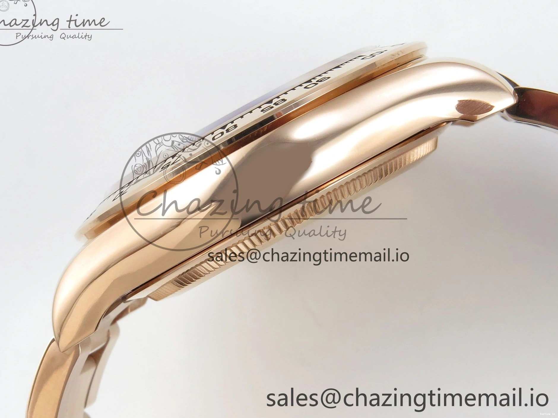 1227 TechFriendly Daytona 126505 RG QF 1:1 Best Edition RG Black Dial Crystal Markers On RG Bracelet SH4131 V6 (Gain Weight) 303